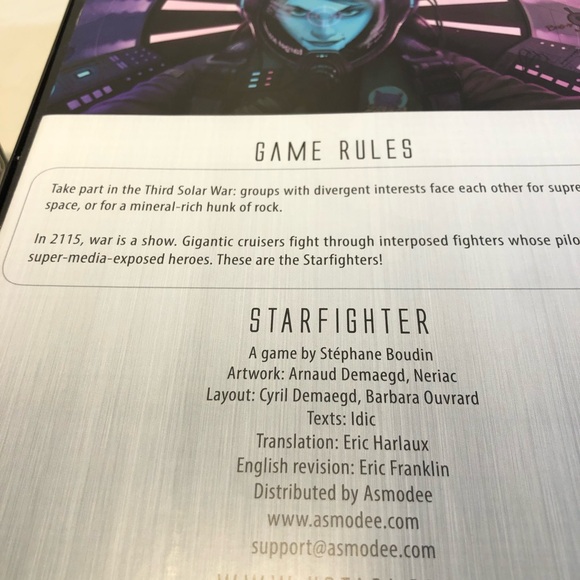 Starfighter Strategy Board Game Ystari Age 14+ Stéphane Boudin Complete - Picture 12 of 15
